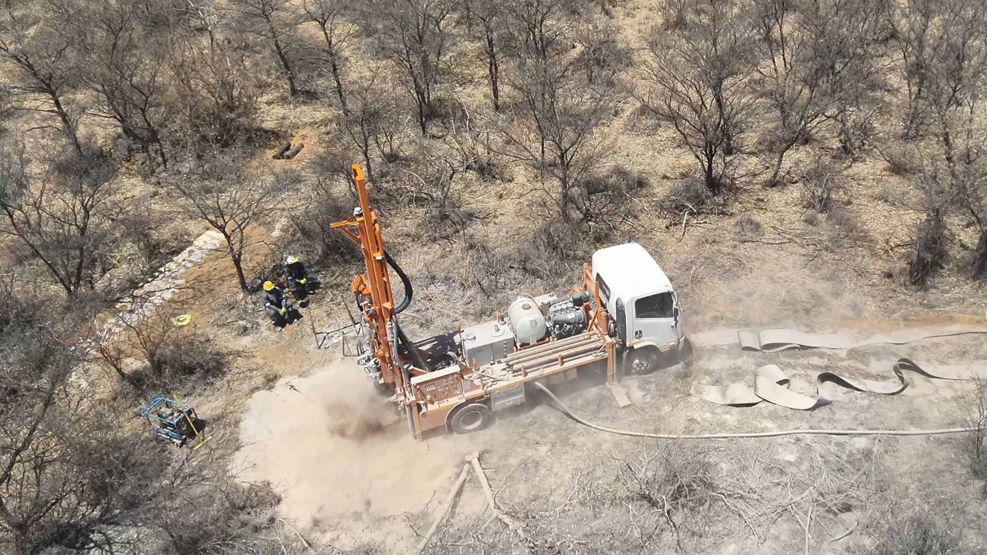 Geophysical equipment used for borehole siting survey Limpopo