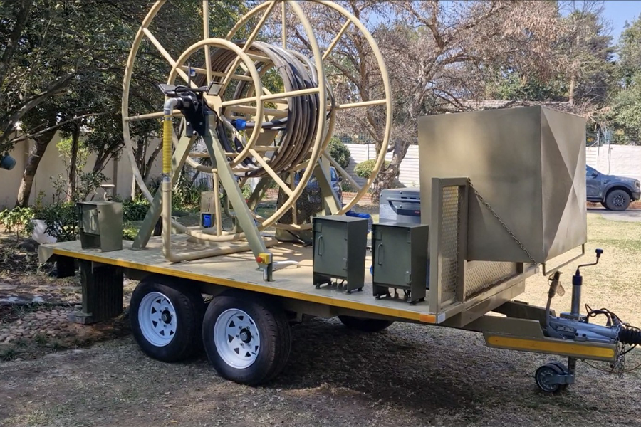 Borehole pump yield testing after drilling